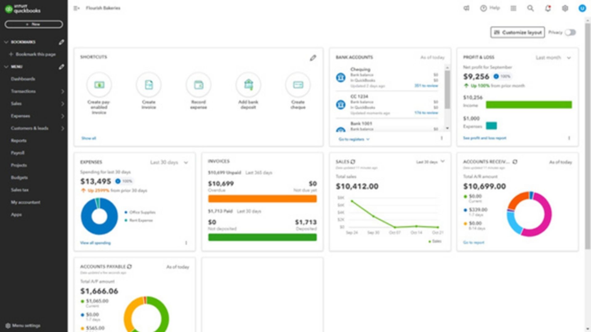 Module from the QuickBooks Online 2024 course for Canadian professionals