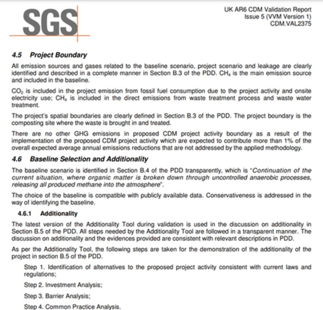 Document from the Lahore Compost carbon project