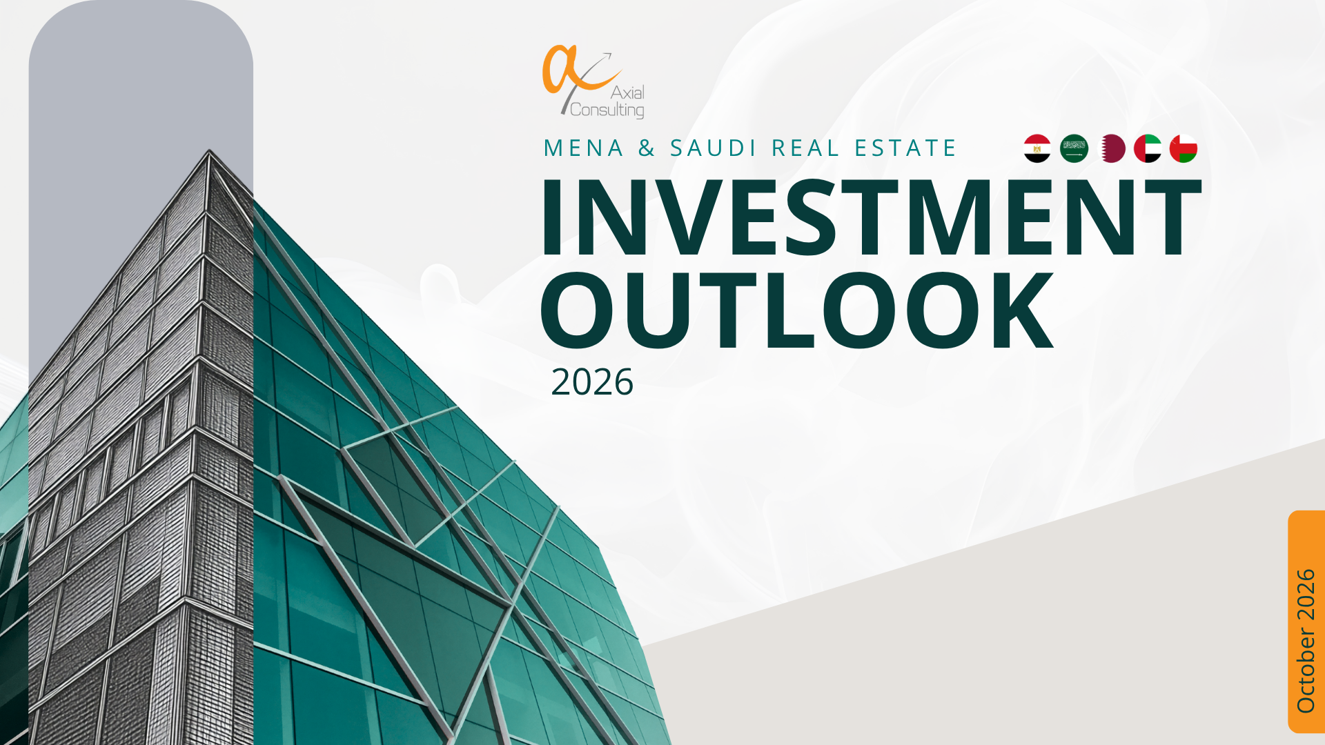 Cover of the MENA & Saudi Real Estate Investment Outlook 2026 report